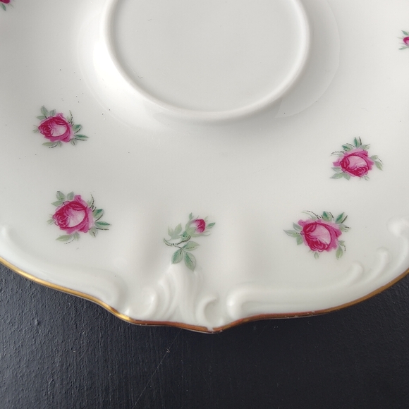 Vintage | Debutante China of Canada | Teacup and Saucer with Gold Trim 🌹🩷 - Picture 11 of 15